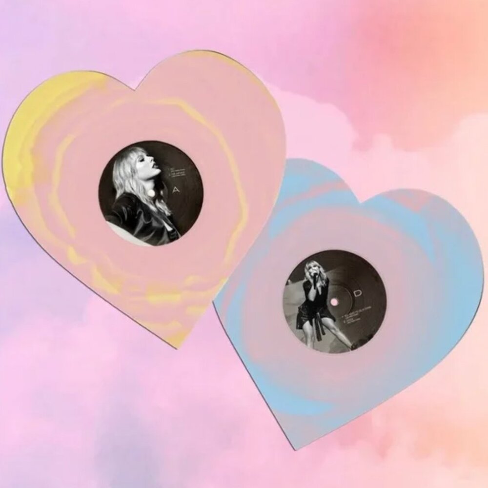 Lover by Taylor Swift - Live from Paris Heart-shaped Vinyl